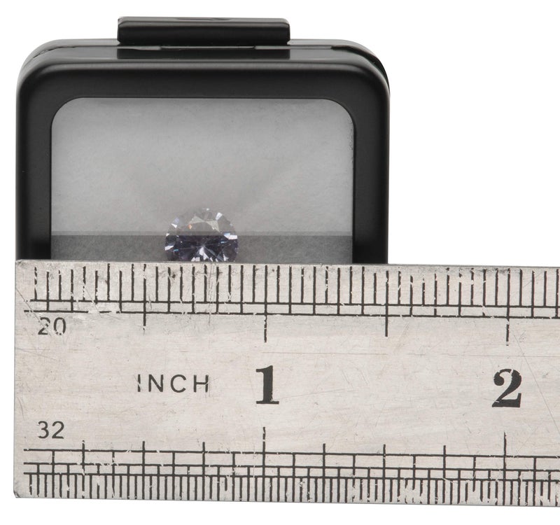 Giftop Glass Top Loose Diamond or Gemstone Display Box Case Holder Show Container Metal (Black Small) - Image 3